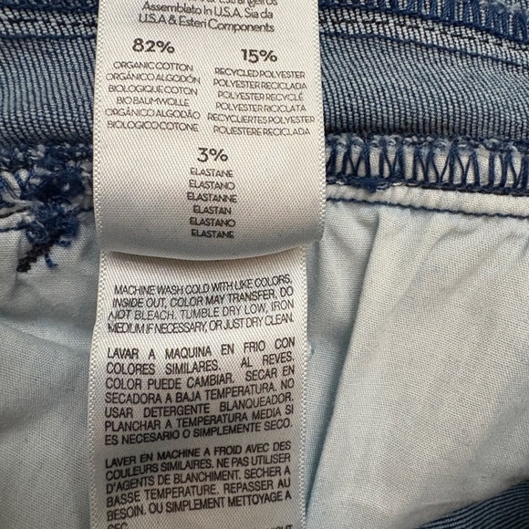 Mother The Triple Stack Insider Ankle in Chick Flick Wash Jeans Belted Size 26 - Picture 14 of 15